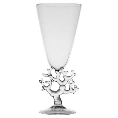 Pre-owned Simone Crestani Coral Glass Decorative Vase By  In Red