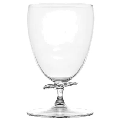 Pre-owned Simone Crestani Set Of 4 Bouquet Water Glasses In Gray