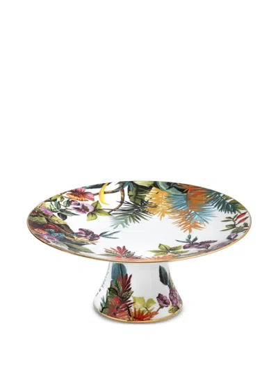 Simone Guidarelli Home Jungle Floral Cake Stand In Multi