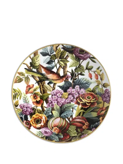 Simone Guidarelli Home Jungle Floral-pattern Plate In White