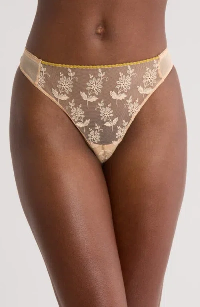 Simone Perele Adele Sheer Tanga In Neutral