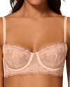 Simone Perele Allure Underwire Balconette Bra In Chic Beige