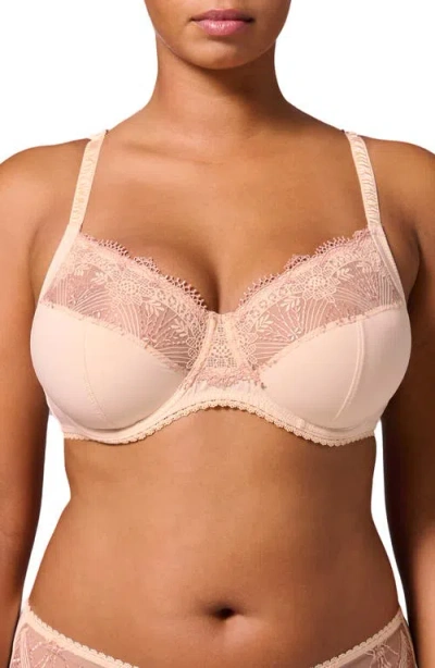 Simone Perele Allure Full Cup Underwire Bra In Chic Beige