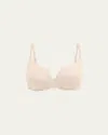Simone Perele Andora 3d Convertible Plunge Bra In Peau Rose