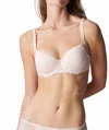 Simone Perele Andora 3d Molded Spacer Bra In Blush In White