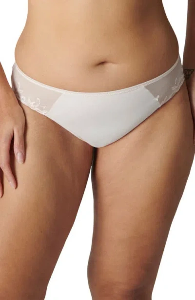 Simone Perele Andora Embroidered Bikini In Blush