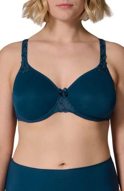 Simone Perele Andora Underwire Minimizer Bra In Blue