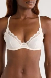 Simone Perele Candide Underwire Plunge Bra In White