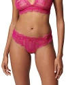Simone Perele Canopee Tanga In Hibiscus Pink