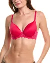 Simone Perele Caresse Underwire Plunge Bra In Pink