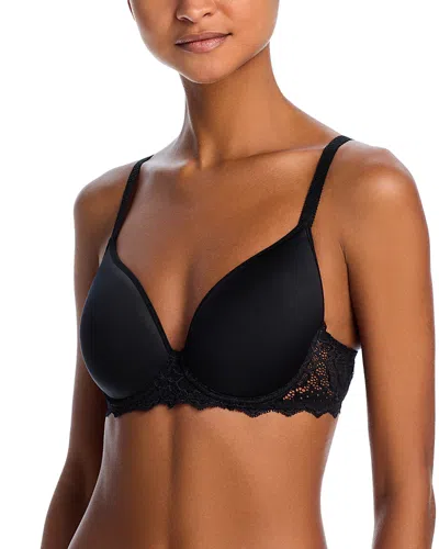 SIMONE PERELE CARESSE 3D PLUNGE LACE UNDERWIRE BRA,12A316