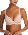 Simone Perele Promesse 3d Plunge Underwire Bra In Peau Rose