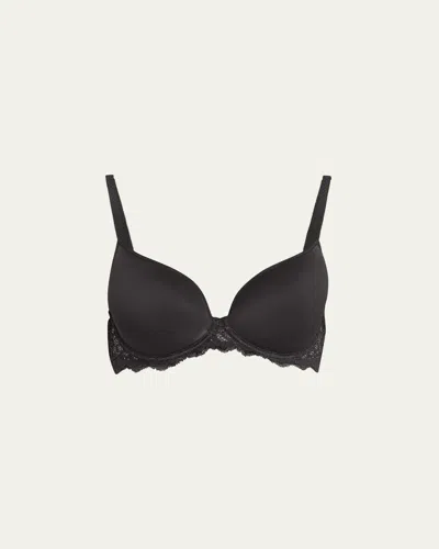 Simone Perele Caresse 3d Plunge Spacer Bra In Black