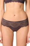 Simone Perele 'caresse' Lace Boyshorts In Black