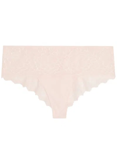 Simone Perele Simone Pérèle Caresse Lace Shorty Briefs In Pink