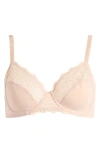 Simone Perele Caresse Underwire Full Cup Bra In Peau Rose