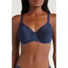 Simone Perele Caresse Underwire Minimizer Bra In Ink Blue