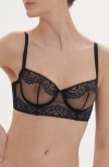 Simone Perele Celeste Underwire Demi Bra In Black