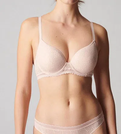Simone Perele Comete 3d Plunge Bra In Pink Sand