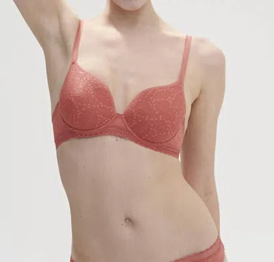 SIMONE PERELE COMETE 3D PLUNGE BRA IN TEXAS PINK