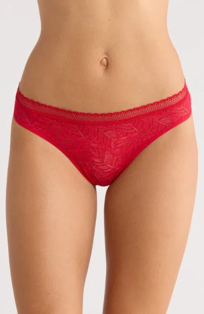 Simone Perele Comete Lace Tanga In Red