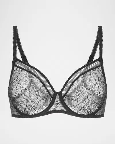 SIMONE PERELE COMETE MOLDED FULL CUP CONVERTIBLE LACE BRA