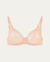 Simone Perele Comete Molded Full Cup Convertible Lace Bra In Orange