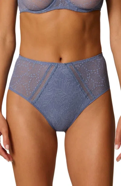 Simone Perele Comete Retro Briefs In Blue