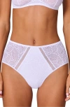 Simone Perele Comete Retro Briefs In White