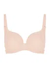 Simone Perele Simone Pérèle Comete Spacer Underwired Lace Plunge Bra In Sand