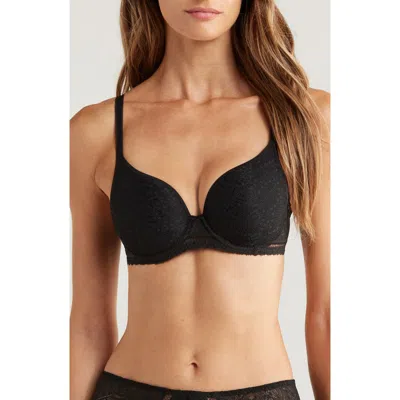 Simone Perele Comete Underwire 3d Plunge Bra In Black