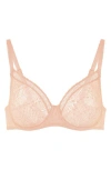 Simone Perele Comete Full Coverage Lace Bra In Neutral