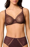 Simone Perele Comete Underwire Bra In Brown