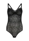 Simone Perele Simone Pérèle Comete Underwired Lace Bodysuit In Black