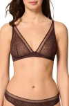 Simone Perele Comete Wireless Bra In Brown