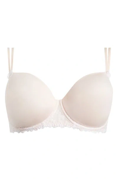 Simone Perele Delice 3d Molded Underwire Demi Bra In Blush