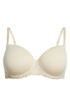 Simone Perele Delice 3d Molded Underwire Demi Bra In Neutral