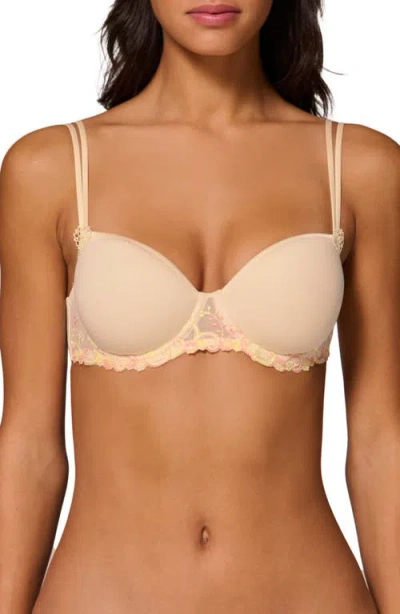Simone Perele Delice 3d Molded Underwire Demi Bra In Pampa