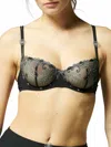 Simone Perele Delice Demi Cup Bra In Moonlight In Black