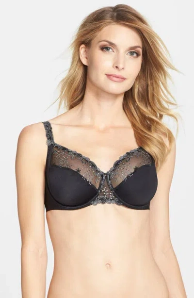 Simone Perele 'delice' Embroidered Underwire Bra In Moonlight
