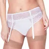 Simone Perele Delice Garter Belt In White In White
