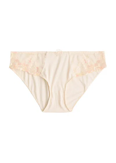 Simone Perele Simone Pérèle Delice Lace-trimmed Briefs In White