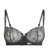 Simone Perele Embellished Délice Half-cup Bra In Black