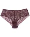 Simone Perele Embleme Boyshort In Burgundy