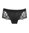 Simone Perele Embroidered Wish Shorty Briefs In Black