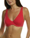 Simone Perele Eugenie Full Coverage Plunge Bra In Red