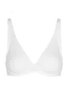 Simone Perele Simone Pérèle Eugenie Ribbed Underwired Plunge Bra In White