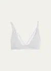 Simone Perele Eugenie Wireless Bralette W/ Lace Trim In White