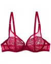 Simone Perele Exotica Full Coverage Plunge Bra In Red