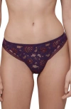 Simone Perele Festive Tanga In Euphoria Purple